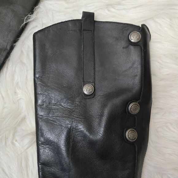 ARTURO CHIANG Black Leather Knee High Riding Boots Women's Size 9.5M - Picture 3 of 11